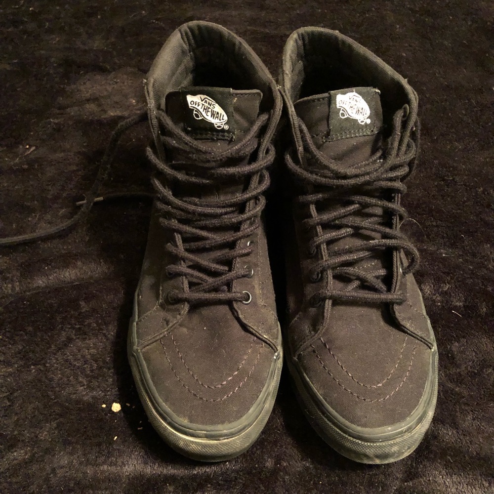 Black high top vans